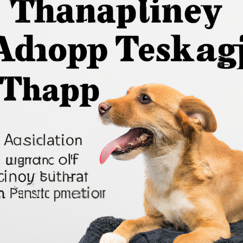 The Impact of Dog Adoption on Animal Therapy Programs