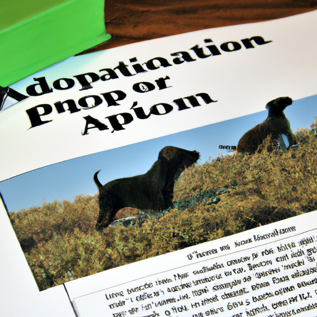 The Role of Dog Adoption in Environmental Conservation Efforts