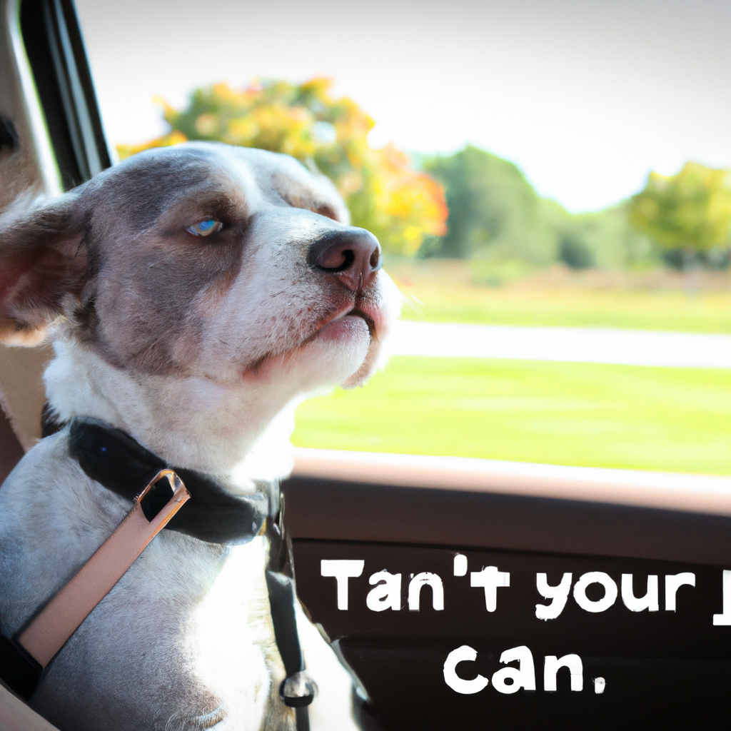 Training Your Dog to Stay Calm during Car Rides