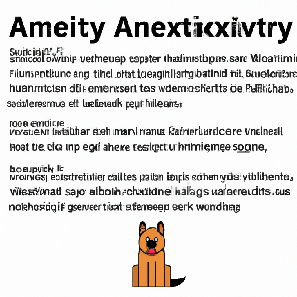 Exercise as a Natural Anxiety Treatment for Dogs: Exploring the Positive Effects on Mental Well-Being and Behavior