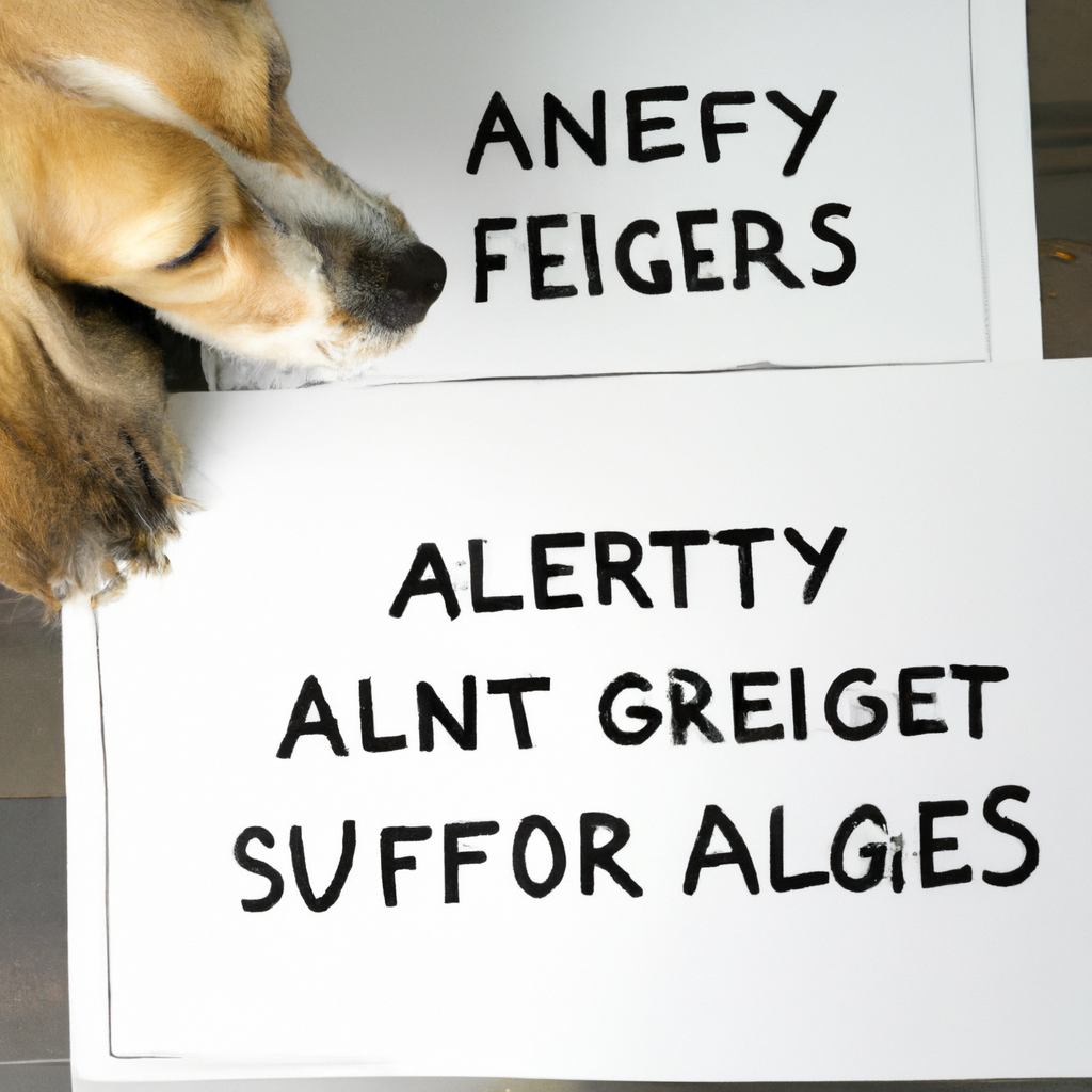 Sharing Care: Supportive Measures for Dogs with Food Allergies